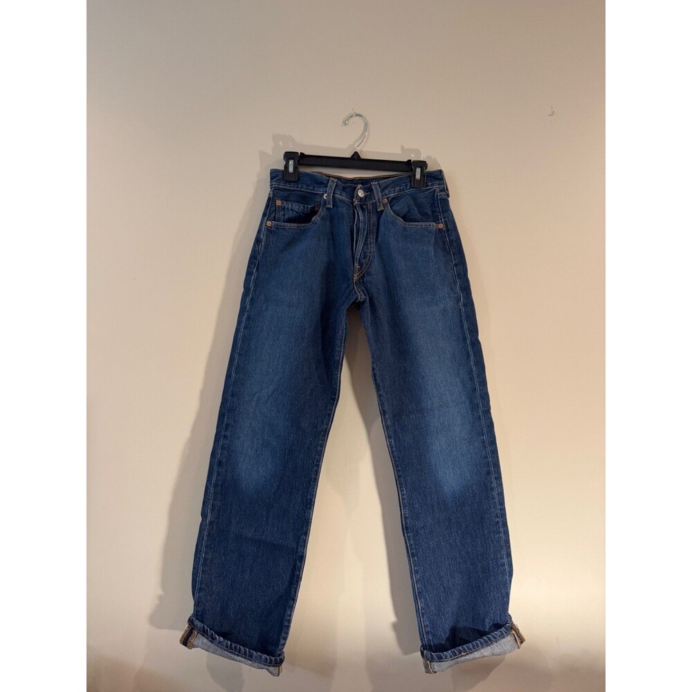 Vintage 90s Levis 501xx Jeans (SIZE 31x312) Blue Button Fly MADE IN USA -BUTTON